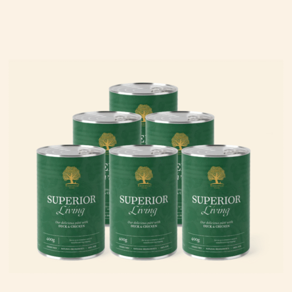 Superior Living Pâté (kip, eend), 400gr x 6
