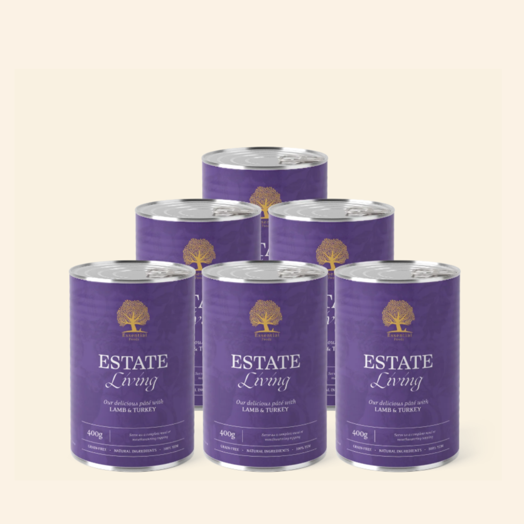 Estate Living Pâté (kalkoen, lam), 400gr x 6