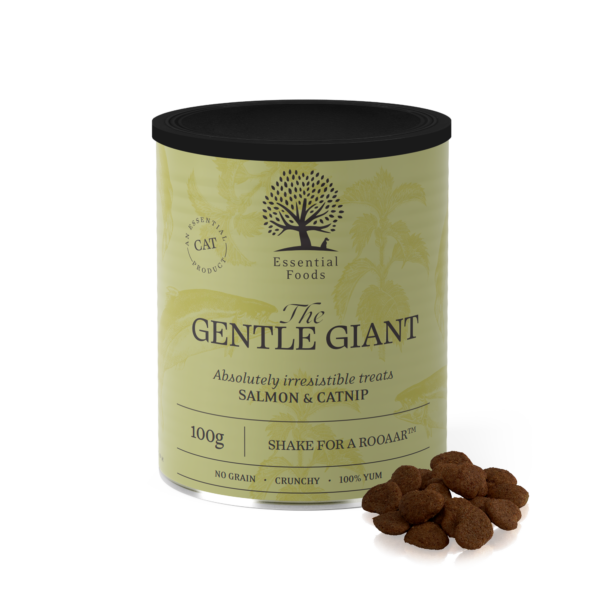 ESSENTIAL THE GENTLE GIANT – Katten Treats met Zalm & Catnip (100G)